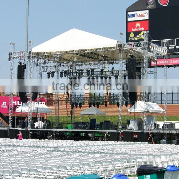 Pyramid aluminum outdoor concert stage roof truss
