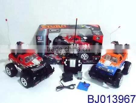 New steering wheel rc car cross-country van w/ music and light
