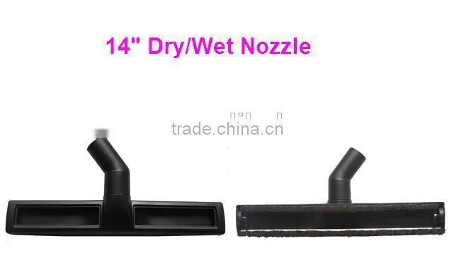 14" length to dry/wet floor brush for vacuum cleaner parts