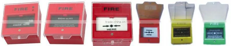 Conventional fire manual call point wit resettable function