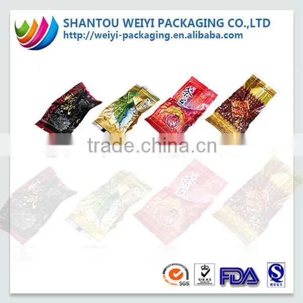 china wholesale plastic aluminum foil vacuum packaging bag for tea packaging