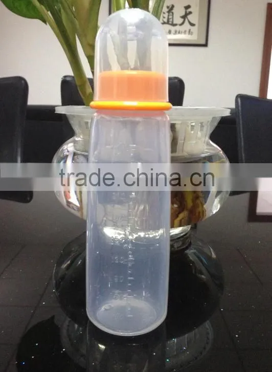 square shape PP best feeding bottle for baby 8 oz