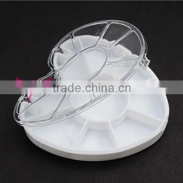 Easam 2015 heart-shaped Nail Art Empty Container,plastic nail containers