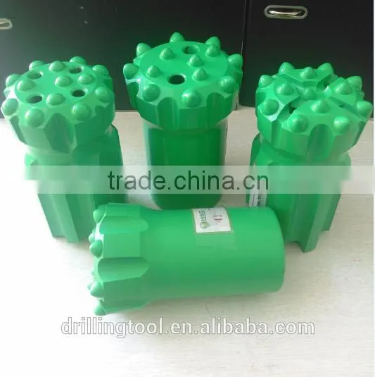 Threaded Spherical T38 / R32 Button Bit / Retrac Button Bit for sale