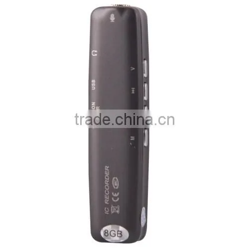Mini Professional 8GB LCD Digital Voice Recorder with VOR MP3 Player