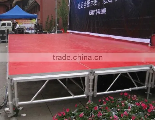 aluminum portable folding stage platform for concert