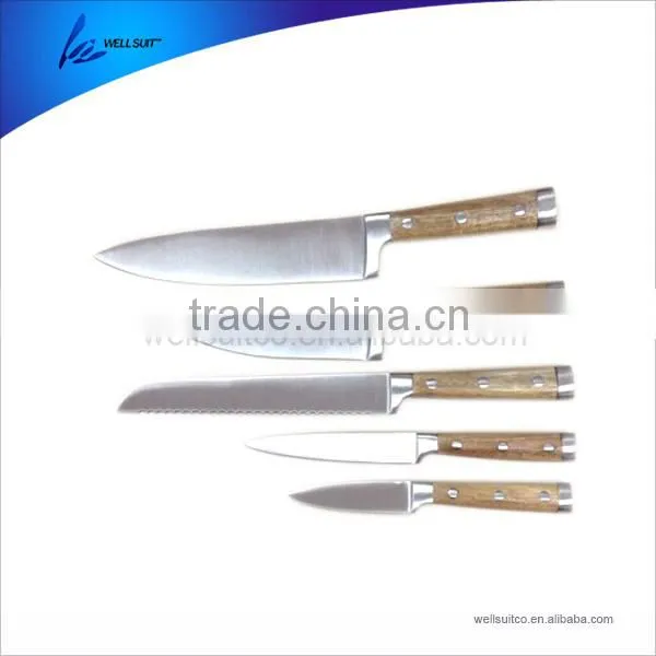 New product stainless steel knife set for wholesales