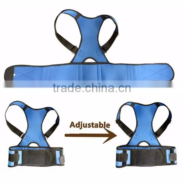 magnetic lumbar support back spine corrector