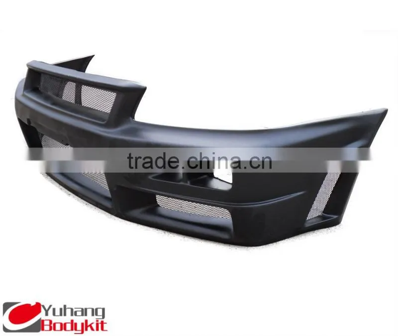 For R34 GTR Nismo glass fiber front bumper