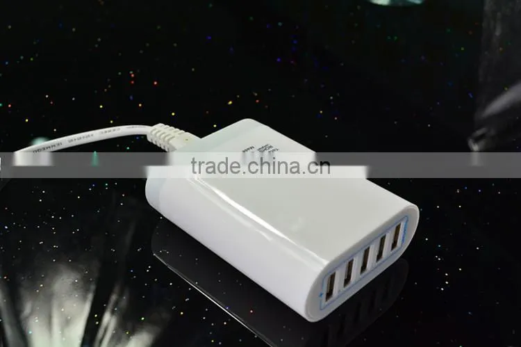 5 port usb charger rapid charge for cellphone