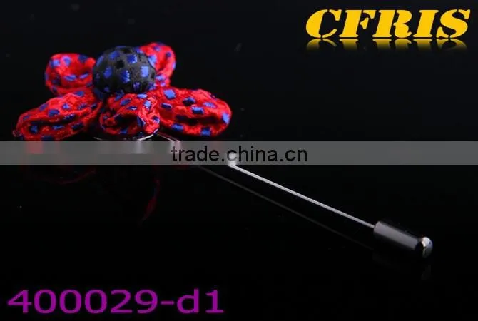 2016 New arriving spot flower,six color cloth lapel pin c1-d6