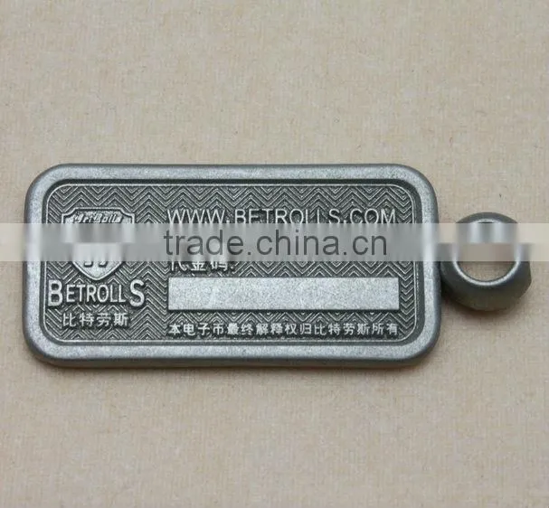personalised small decorative metal plates for door,bag/street sign plate