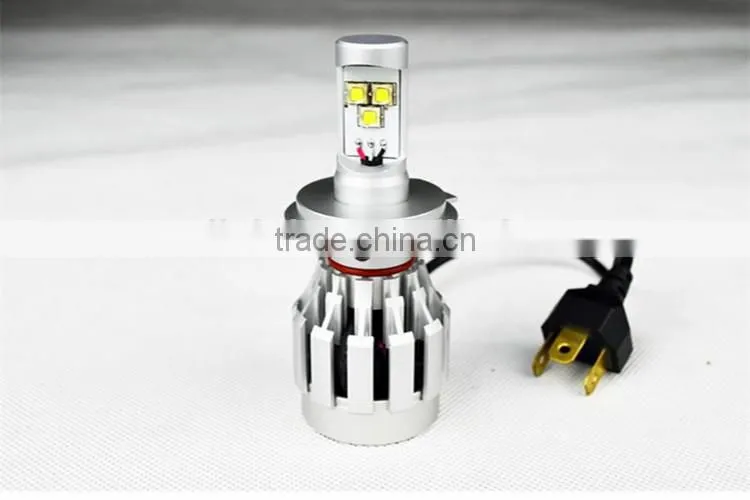 3000LM 4300K/6500K/8000K Led Headlight H4, 30W All In One Led Headlight H4