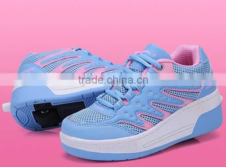 High quality fashion kids roller shoes with retractable one wheel