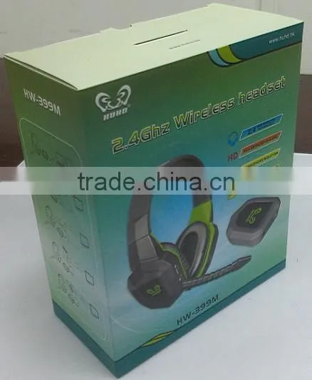 2.4G wireless gaming wireless walkie talkie headset for PS4