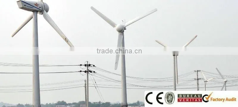 1MW Wind Farm build with 10 sets 100kw(0.1MW) wind turbine generator