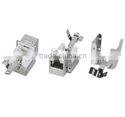 STP Cat.6 Keysone Jack 90 degree,dual IDC type