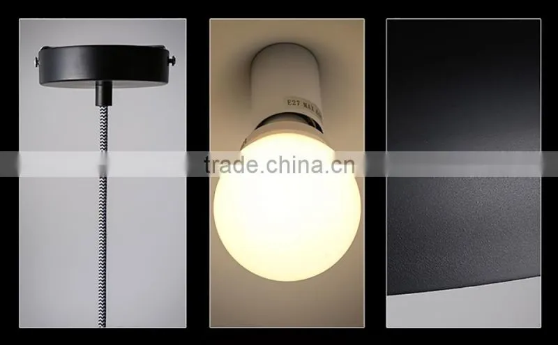 simple design modern black white indoor ceiling lamp chandelier