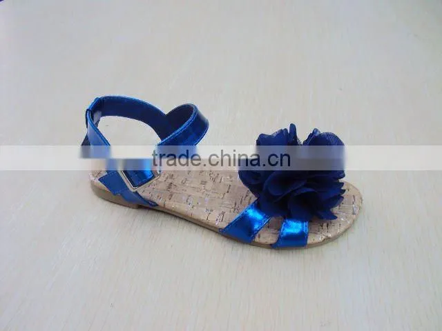 Fashionable style flower upper PU sandal(2012)