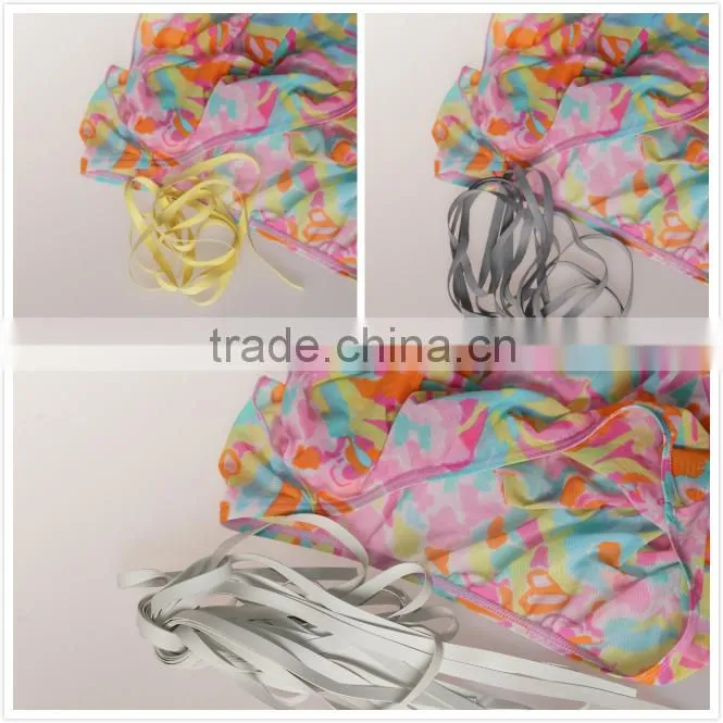 Hot sales colored rubber tape for swimwear/underwear