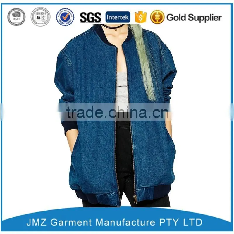 OEM high quality Satin Bomber Jacket