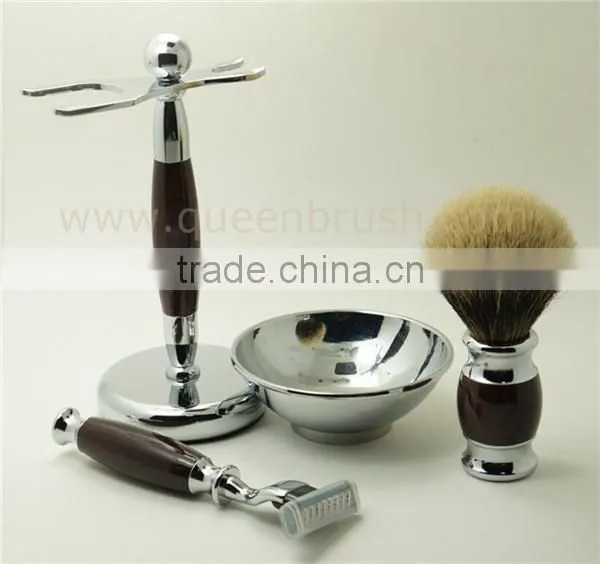 High Quality Badger Hair Shaving Brush Set