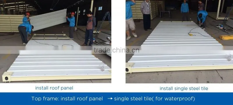 Flexible Design Low cost Folding Prefab house container