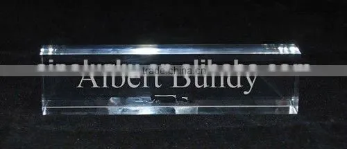 acrylic desk name plate