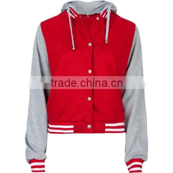 Fashion salable high quality fleece lined bomber jacket
