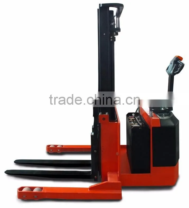 1.4 Ton Straddle Full Electric Stacker Lift Height 4M
