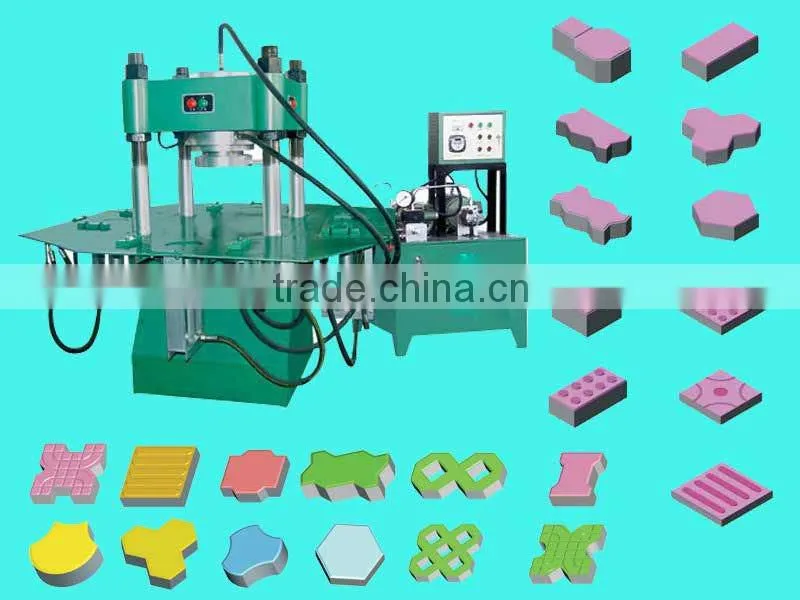 HA-150T Hydraulic Crushed Stone Paving Concrete Curb Stone Paving Brick/Block Making Machine