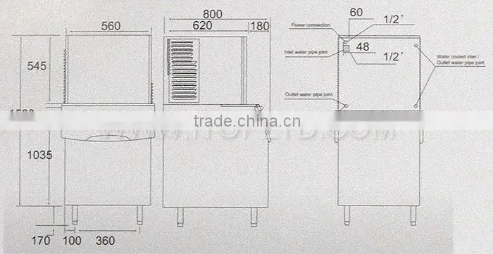 big ice cube machine maker