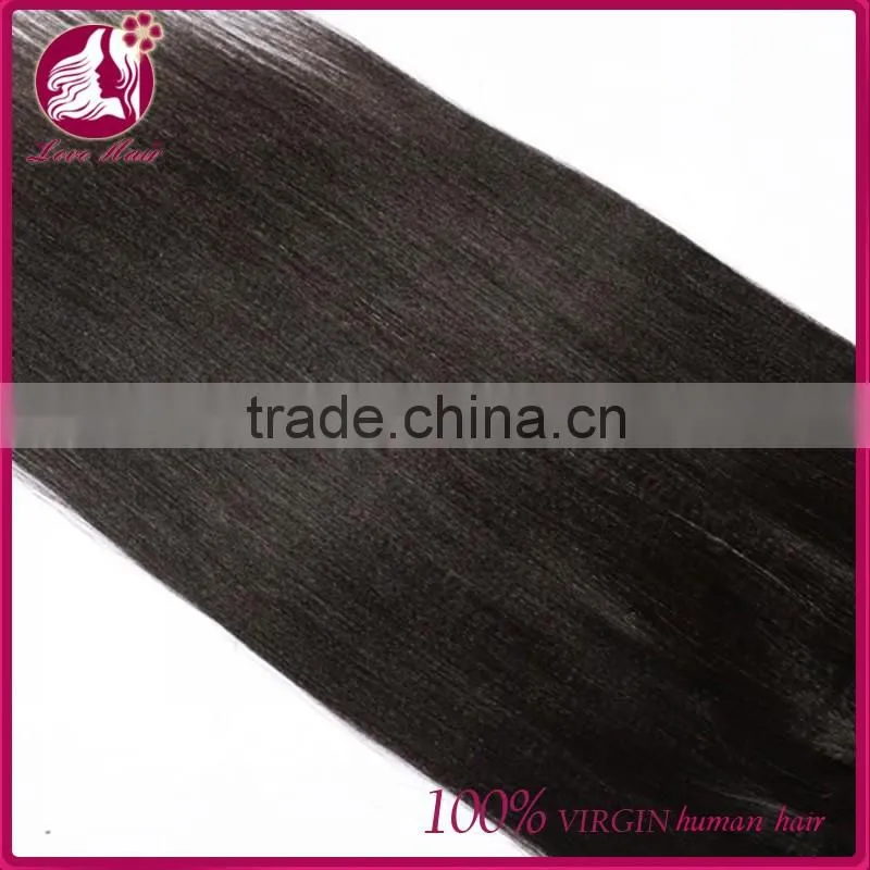 Top quality clip in human hair extensions hot clip in human hair extension virgin clip in hair extensions for women