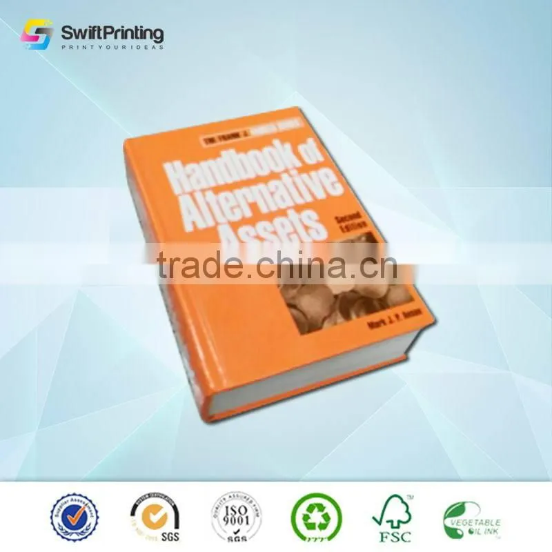 Factory top sell color custom hardcover book printing