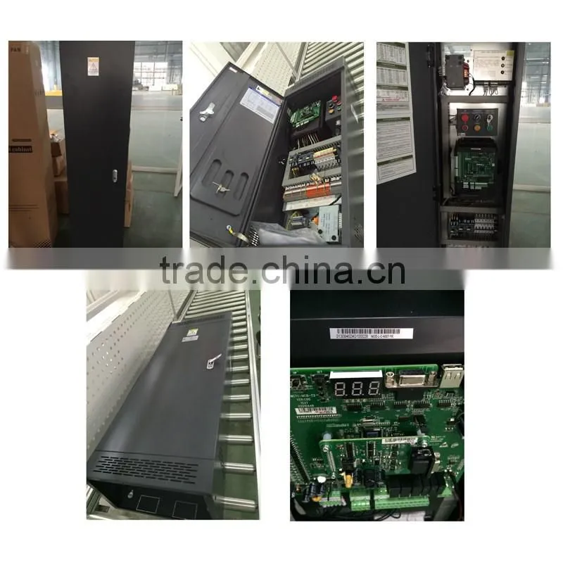 630KG machine roomless passenger lift with mirro etching