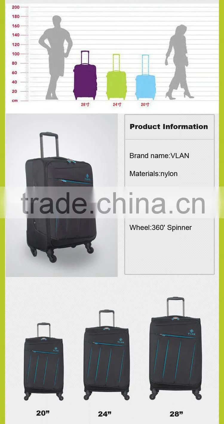 HIGH quality universal wheels Hot sale oxford luggage wholesale 2016
