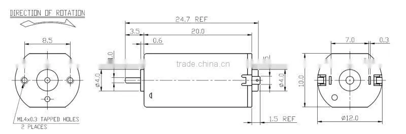 Welcome Wholesales Best Choice 12mm 18v micro dc motor