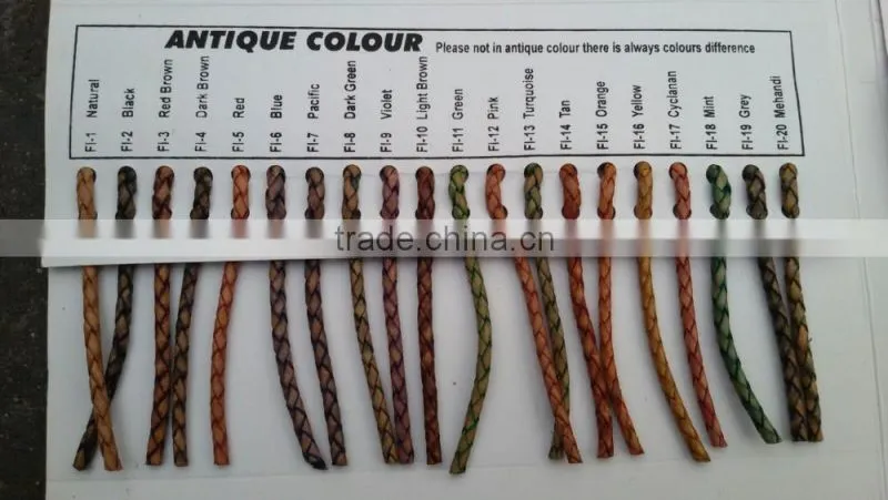 5mm Round Leather Cord From BORG EXPORT / 5mm Round Leather Cords