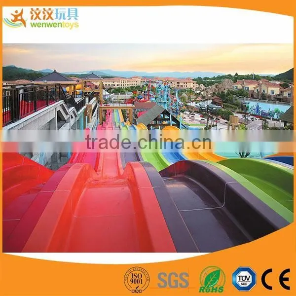 Giant fiberglass water slide for sale fiberglass water park slides Factory outlets