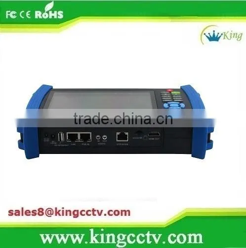 cctv video tester wifi ipc ptz tester cctv security tester IP ptz camera tester 7 inch touch screen HK-TM806IPC