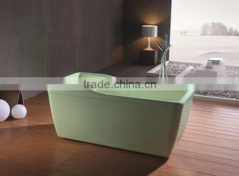 Made in china lower price simple acrylic bathtub