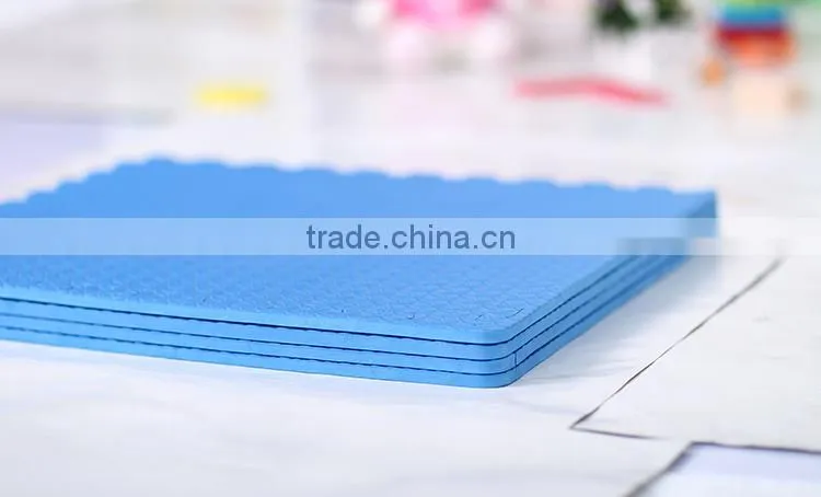 EVA laminated interlock flooring tiles