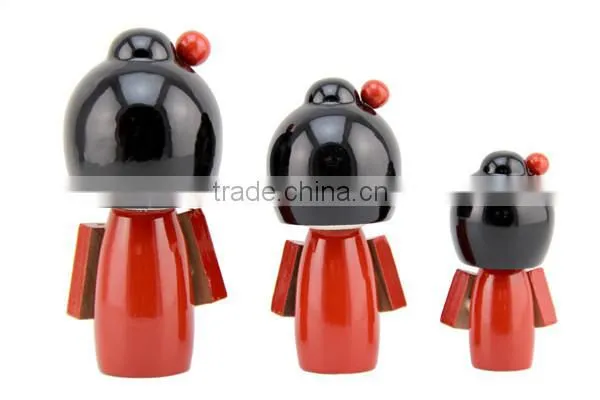 wooden japanese handmade wooden doll