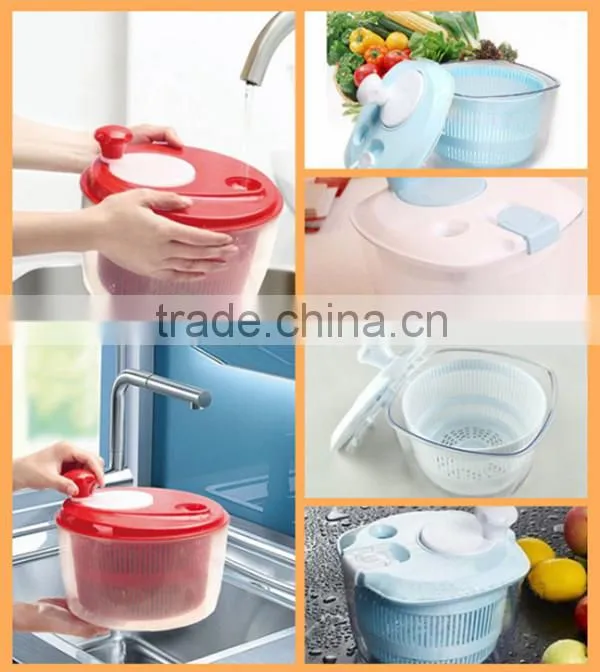 New Design Plastic Manual Fruit and Vegetable Salad spinner