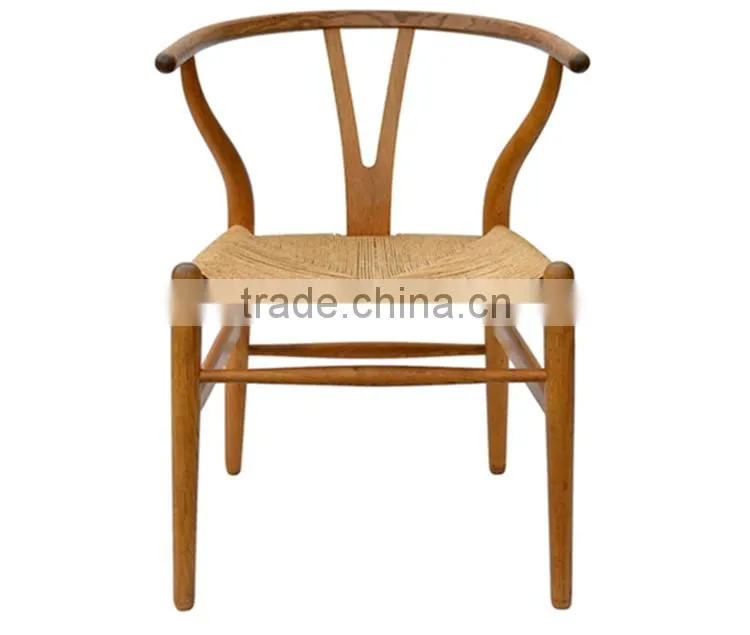 hans wegner solid wood design dining wishbone Y chair