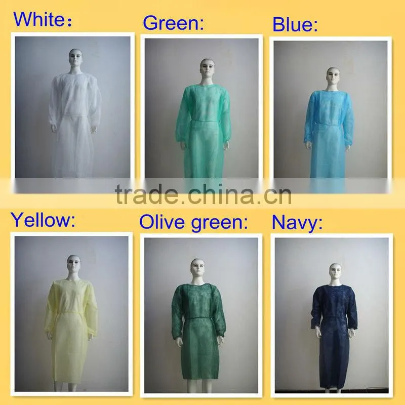 Disposable Nonwoven Medical Doctor Gown