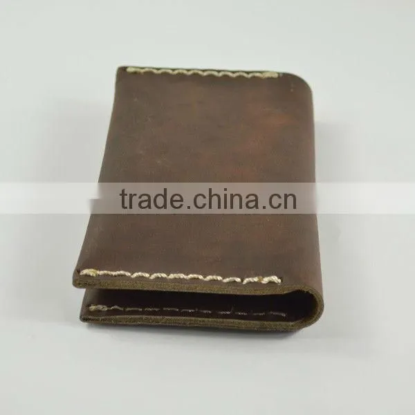 Wholesale Retro Crazy Horse Leather Generic Wallet Phone Case for iphone5