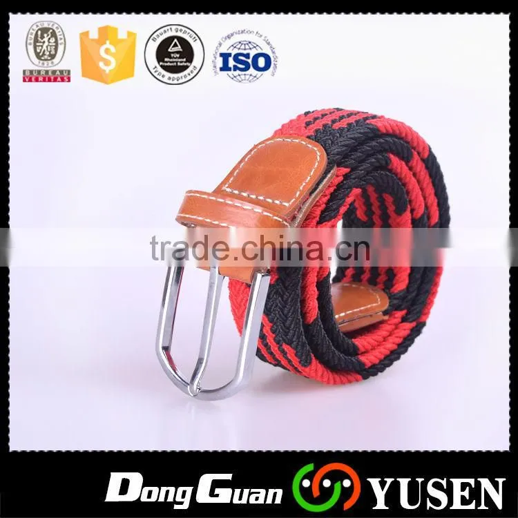 Trend 2015 Casual New Braided Belt Guangzhou Belt Factory