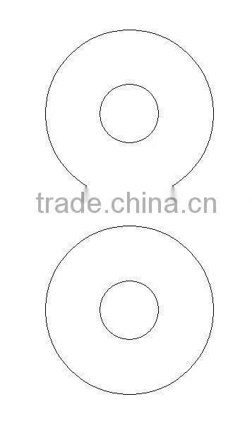 Self Adhesive Blank A4 CD/DVD Label dia. 117mm