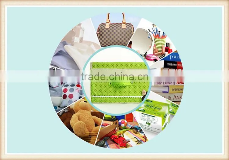 Sweet Bowknot non-woven collapsible storage box